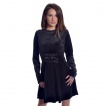Robe noir gothique Gothic Wednesday Dress - Heartless