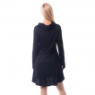 Robe noire  capuche et lacets  la taille - Innocent Lifestyle