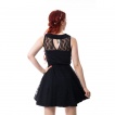 Robe noire double dentelle  dos chancr - Innocent Lifestyle