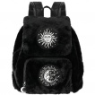 Sac à dos gothique fausse fourrure Lune et Soleil - Restyle