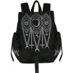 Sac  dos gothique sudine  symboles mystiques - Restyle