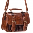 Sac à main Banned marron style cartable modèle