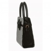 Sac à main carré vintage Banned à noeud papillon et motif noir et blanc