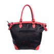 Sac  main gothique Banned noir et rouge  ancre marine ajoure