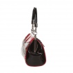 Sac à main Rockabilly Banned noir et rouge à motifs cerises et fleurs