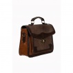 Sac à main similicuir tressé et perforé