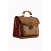 Sac à main similicuir tressé et perforé