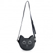 Sac bandoulire chat noir  ailes de chauve-souris - BANNED