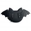 Sac bandoulire chat noir  ailes de chauve-souris - BANNED