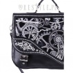 Sac bandoulire steampunk BLACK MECHANISM - Restyle