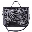 Sac bandoulire steampunk BLACK MECHANISM - Restyle