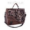 Sac bandoulire steampunk BROWN MECHANISM - Restyle