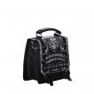 Sac cartable noir  motif ouija