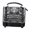 Sac cartable noir  motif ouija