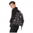 Sac à dos coton noir à motifs mystiques - BANNED