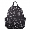 Sac à dos coton noir à motifs mystiques - BANNED