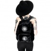 Sac à dos gothique fausse fourrure Lune et Soleil - Restyle