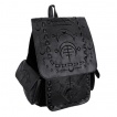 Sac  dos gothique runes lunaires noires - Restyle