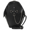 Sac à dos gothique style cerceuil à croix inversée rivetée - Banned