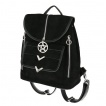 Sac à dos gothique suédine à pentacle BLAIRE SUEDE - Restyle