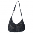 Sac d'paule noir goth-rock  chaine et menottes - Banned