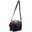 Sac à main Banned bleu marine et rouge style cartable modèle
