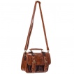 Sac à main Banned marron style cartable modèle