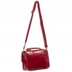 Sac  main Banned rouge et marron style cartable modle 