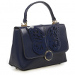 Sac  main bleu marine  papillon ajour - Banned