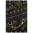 Sac à main camouflage militaire à menottes et rivets - Banned