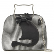 Sac  main Chat Motif pied de poule - Banned