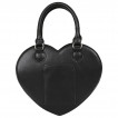 Sac à main coeur gothique glamour noir à ailes de chauve-souris - Banned