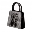 Sac à main à couple de chats noirs amoureux - Banned