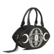 Sac à main en amande à motif lunes