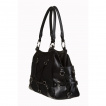 Sac à main gothique Banned noir à pentagrammes