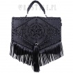 Sac  main gothique franges et pentacle BOHO WITCH BAG - Restyle