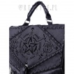 Sac  main gothique franges et pentacle BOHO WITCH BAG - Restyle