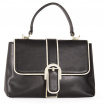 Sac  main noir bordures blanches rtro-vintage - BANNED