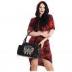 Sac  main noir ouija  papillon squelette et lacets - Banned