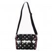 Sac  main noir  pois blancs modle 