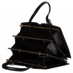 Sac à main noir style peau de reptile - Banned