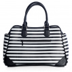 Sac  main ray noir et blanc  tombe chauve-souris - Banned