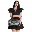 Sac  main ray noir et blanc  tombe chauve-souris - Banned