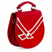 Sac à main rétro style nautique rouge - BANNED