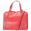 Sac  main rouge style peau de reptile - Banned