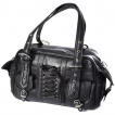 Sac  main similicuir noir gothique BECCA BAG - Poizen Industries