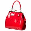 Sac  main similicuir rouge 