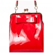 Sac  main similicuir rouge 