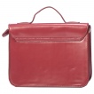 Sac à main style cartable bordeaux