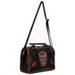 Sac  main sugar skull noir  pois - Banned